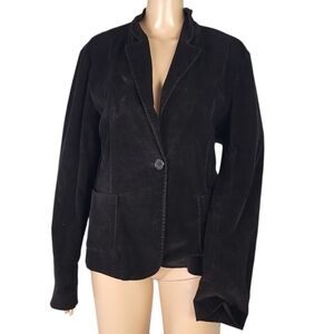 Cambridge Dry Goods Company Fitted Brown Velour Jacket